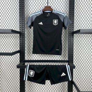 Aston Villa 2025/26 Away Kids Kit