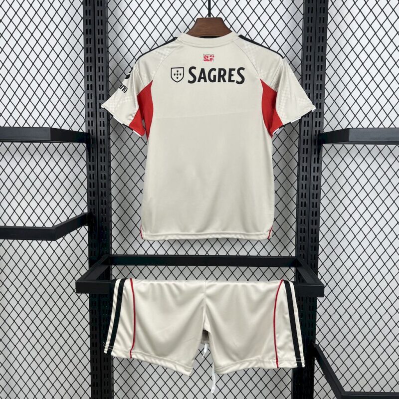 Benfica 2025/26 Away Kids Kit - Image 2