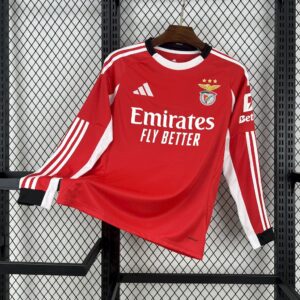 Benfica 2025/26 Home Long Sleeves Jersey