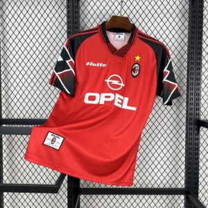 AC Milan 1998/99 Away Red Retro Jersey