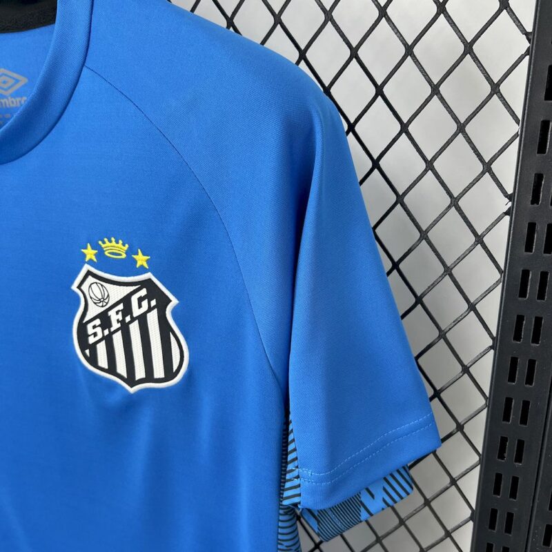 Santos 2025/26 Blue goalkeeper Jersey - Image 4