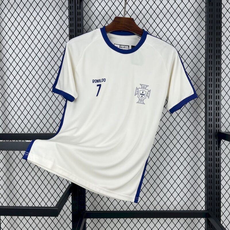 Portugal 2025/26 C Ronaldo European Cup cheering T-shirt Jersey