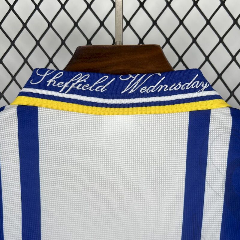 Sheffield Wednesday F.C. 1997 Home Retro Jersey - Image 3