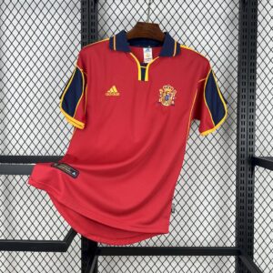 Spain 1998 Home Retro Jersey