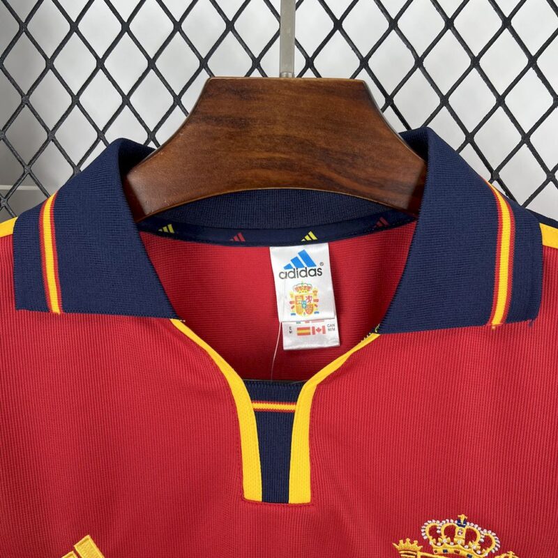 Spain 1998 Home Retro Jersey - Image 9