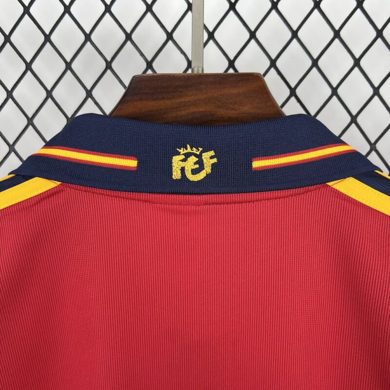 Spain 1998 Home Retro Jersey - Image 3