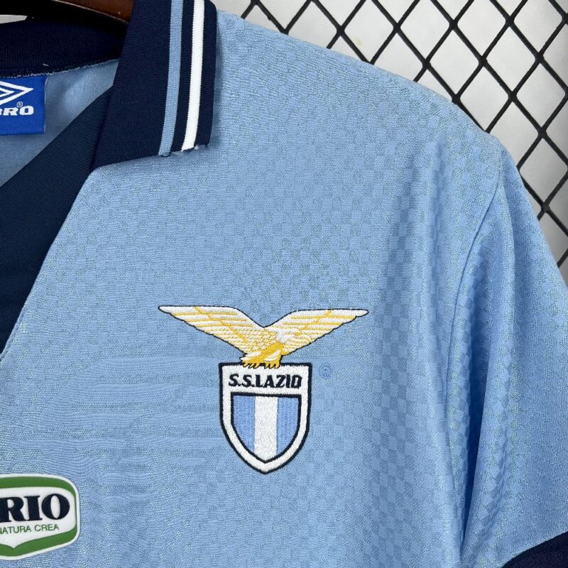 Lazio 1996/97 Home Retro Jersey - Image 5