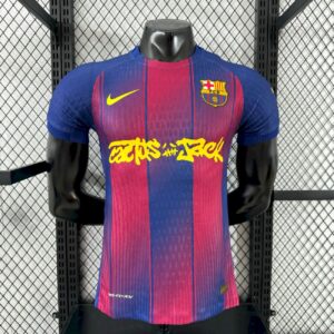 Barcelona 2025/26 Travis Scott Edition Home Jersey Player Version