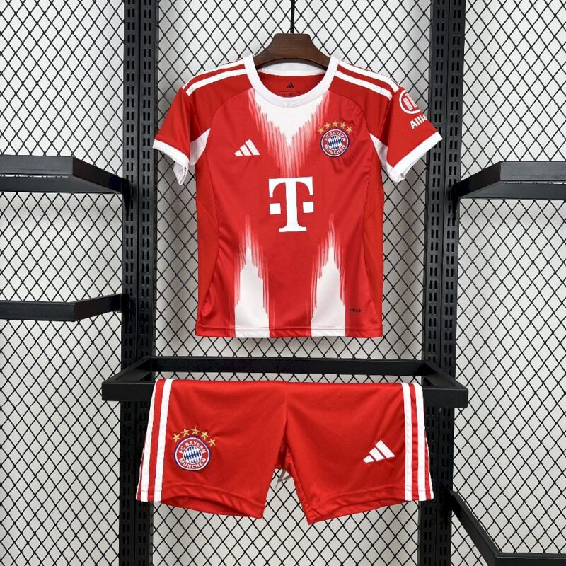 Bayern Munich 2025/26 Home Kids Kit