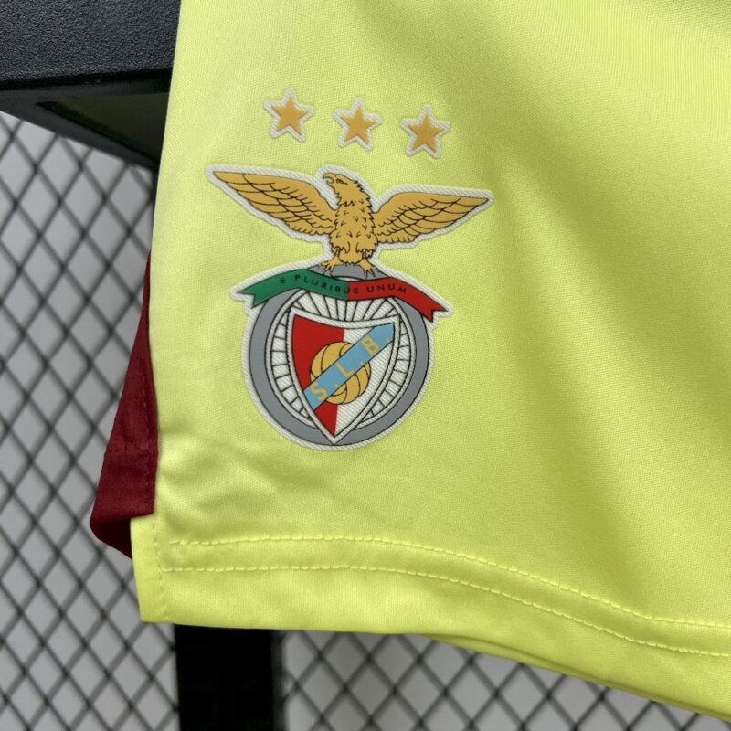 Benfica 2025/26 Yellow Goalkeeper Kids Kit - Image 5