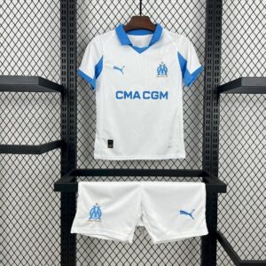 Olympique Marseille 2025/26 Home Kids Kit