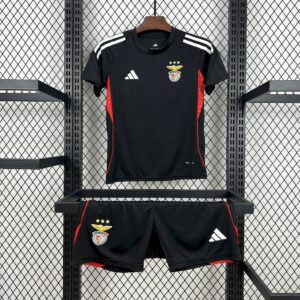Benfica 2025/26 Black pre-match training suit Kids Kit
