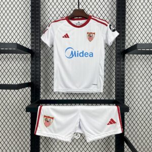 Sevilla FC 2025/26 Home Jersey Kids Kit