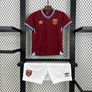 West Ham United 2025/26 Home Jersey Kids Kit