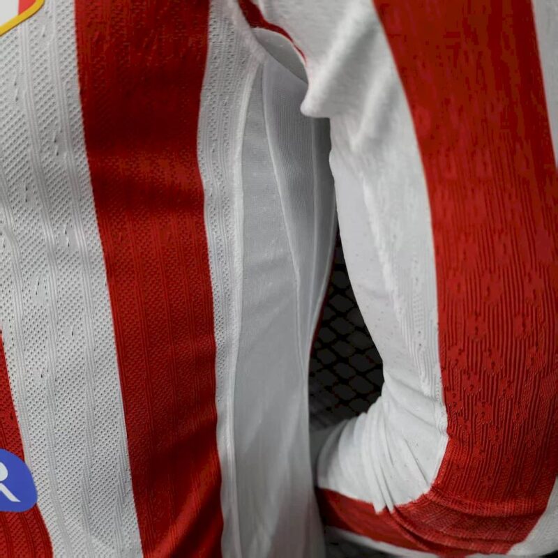 Atletico Madrid 2025/26 Home Long Sleeves Jersey Player Version - Image 5