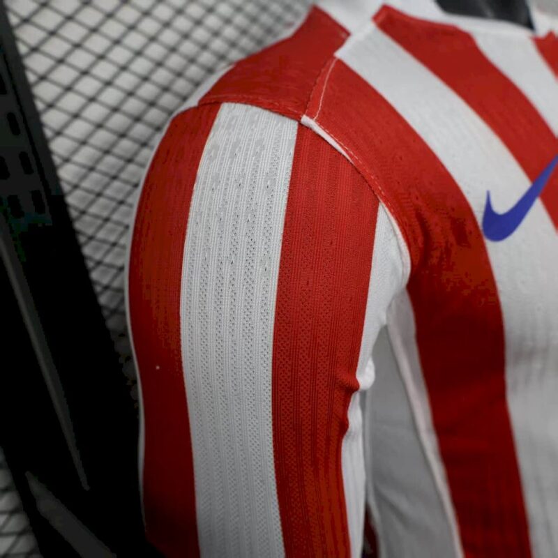 Atletico Madrid 2025/26 Home Long Sleeves Jersey Player Version - Image 4