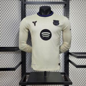 Barcelona 2025/26 Away Long Sleeves Jersey Player Version