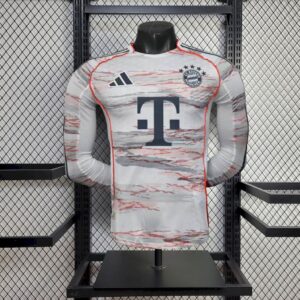 Bayern Munich 2025/26 Away Long Sleeves Jersey Player Version
