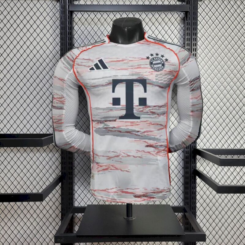 Bayern Munich 2025/26 Away Long Sleeves Jersey Player Version