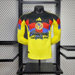 Club America 2025/26 Home Long Sleeves Jersey Player Version