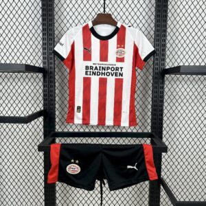 PSV Eindhoven 2025/26 Home Kids Kit
