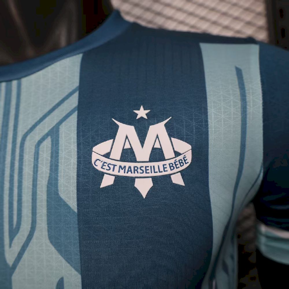 Olympique Marseille 2025/26 Blue Jersey Player Version - Image 3