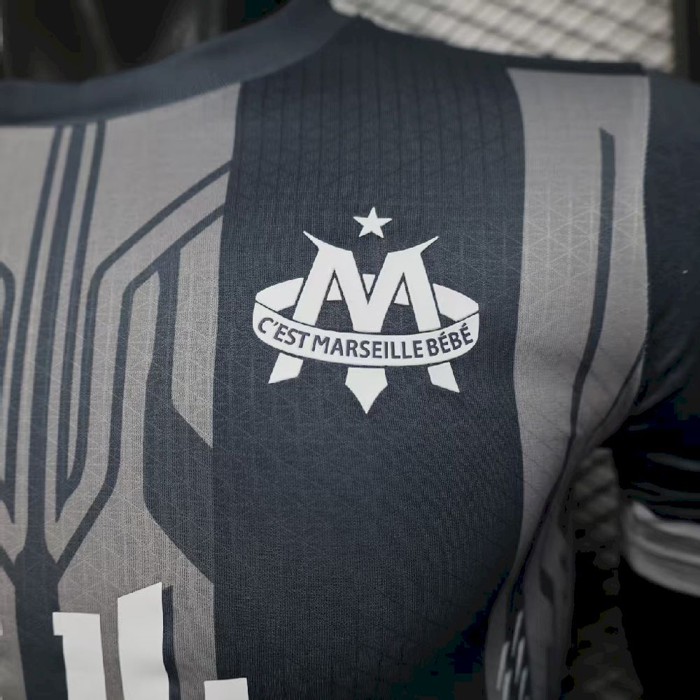 Olympique Marseille 2025/26 Grey Jersey Player Version - Image 4