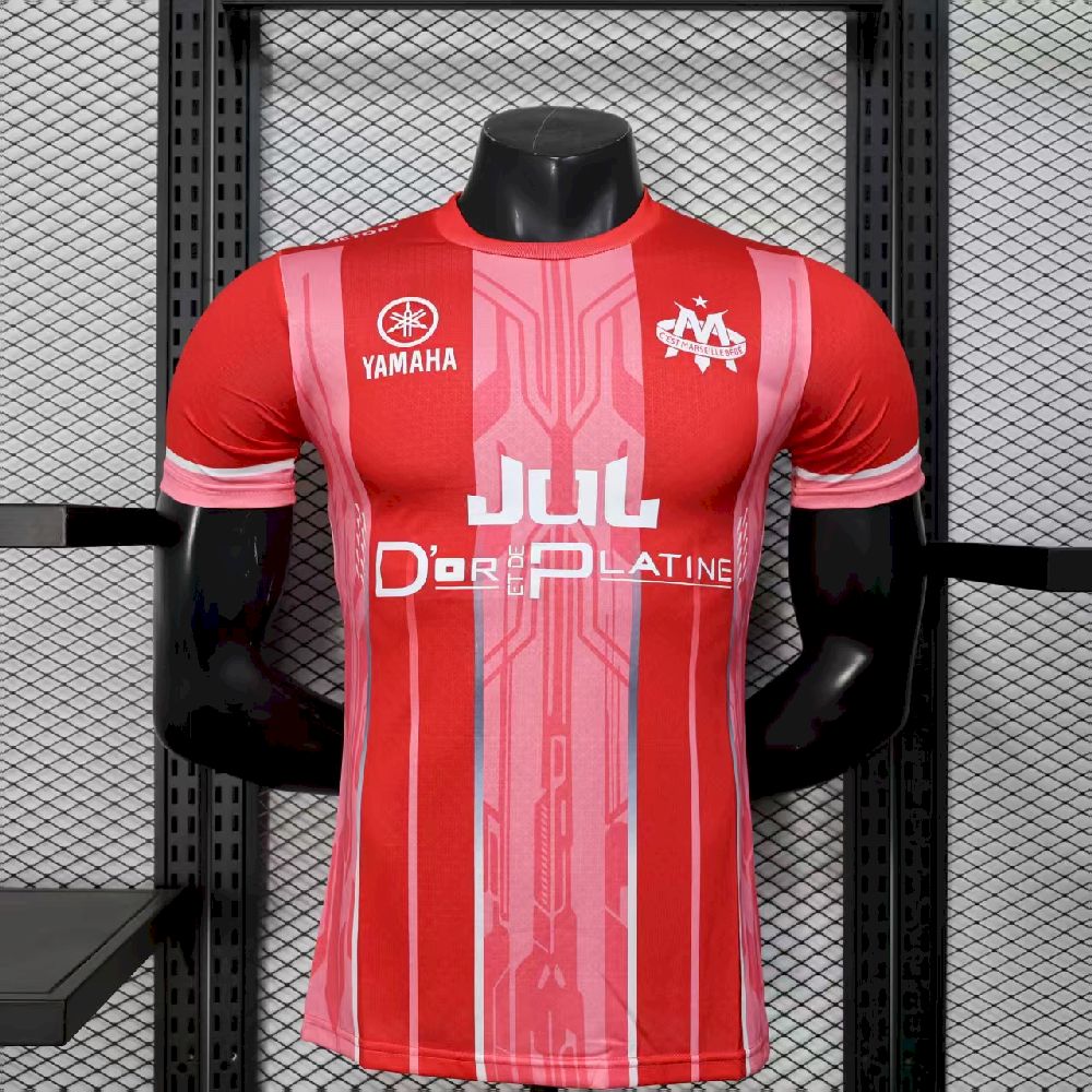 Olympique Marseille 2025/26 Red Jersey Player Version