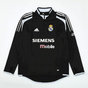 Unisex Real Madrid 2004/05 1/4 Zip Sweatshirt Retro Style