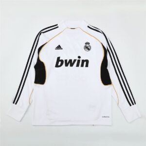 Unisex Real Madrid 2011/12 1/4 Zip Sweatshirt Retro Style