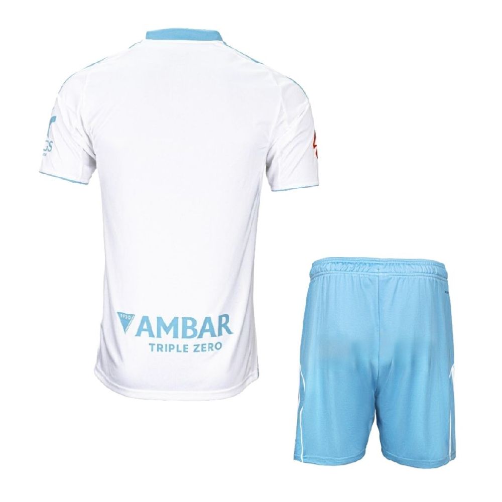 Kids Real Zaragoza 2025/26 Home Kit - Image 2