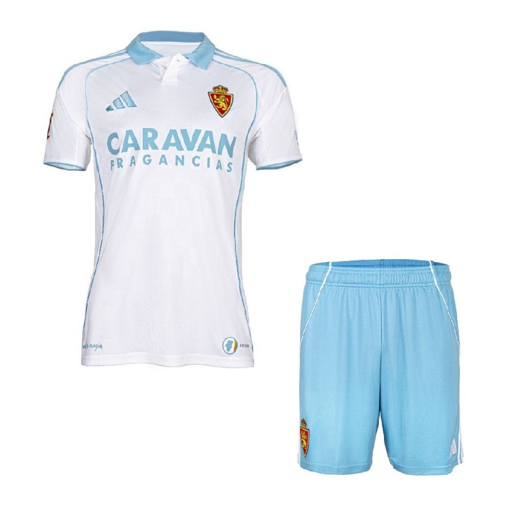 Kids Real Zaragoza 2025/26 Home Kit