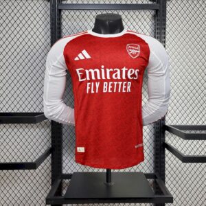 Arsenal 2025/26 Home Long Sleeve Jersey Player Version