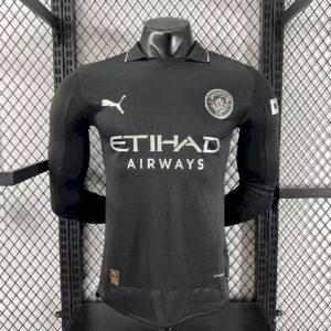 Manchester City 2025/26 Away Long Sleeve Jersey Player Version