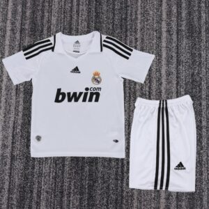 Retro Real Madrid 2008/09 Home Kids Kit
