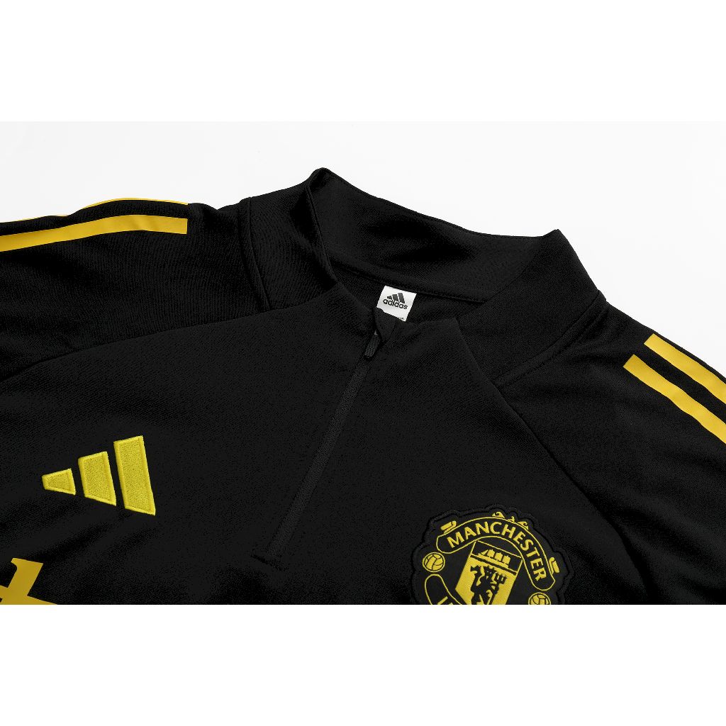Unisex Manchester United 2025/26 Half-Zip Adult Sweater+Pant 14001 - Image 3