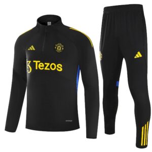 Unisex Manchester United 2025/26 Half-Zip Adult Sweater+Pant 14001