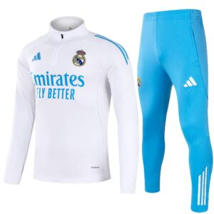 Unisex Real Madrid 2025/26 Half-Zip Adult Sweater+Pant 14001