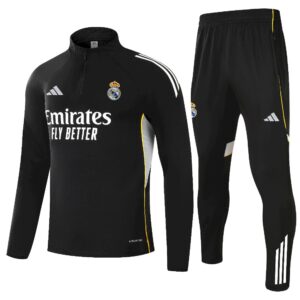 Unisex Real Madrid 2025/26 Half-Zip Adult Sweater+Pant 14001