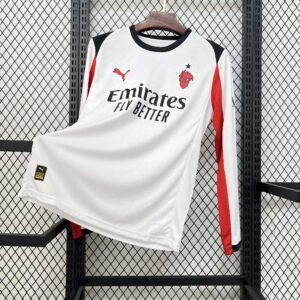 Mens AC Milan 2025/26 Away Long Sleeve Jersey