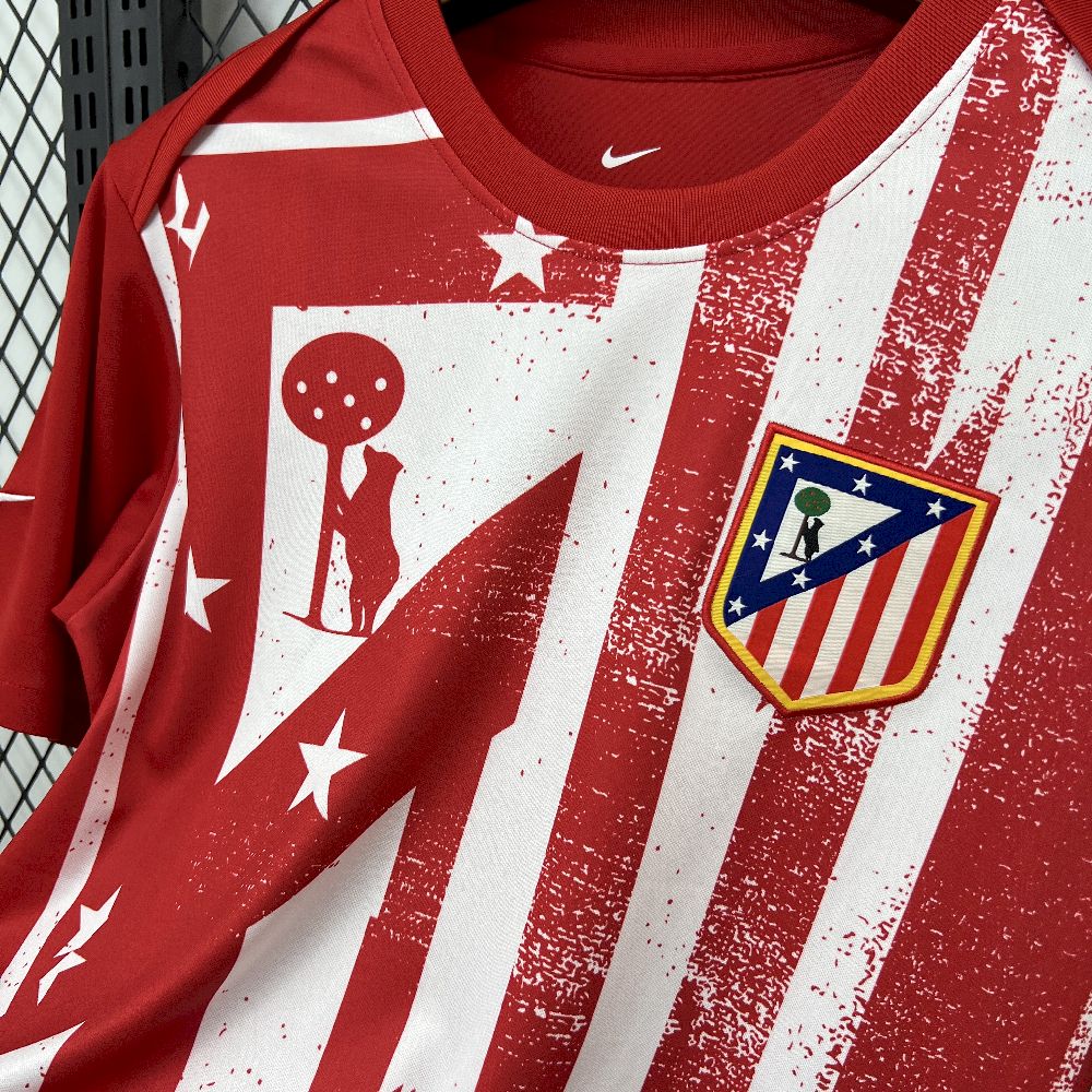 Mens Atletico Madrid 2025/26 Pre-Match Jersey - Image 2